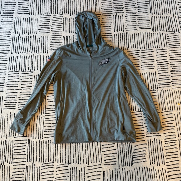 Nike Gray Hooded Jacket - Picture 1 of 4